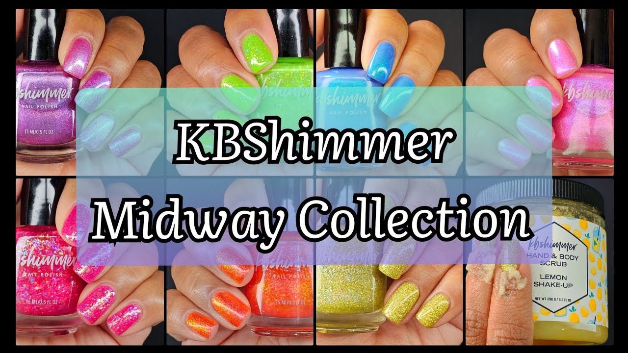 KBShimmer Midway Collection Summer 2025 Live and Swatch pics #paidpr