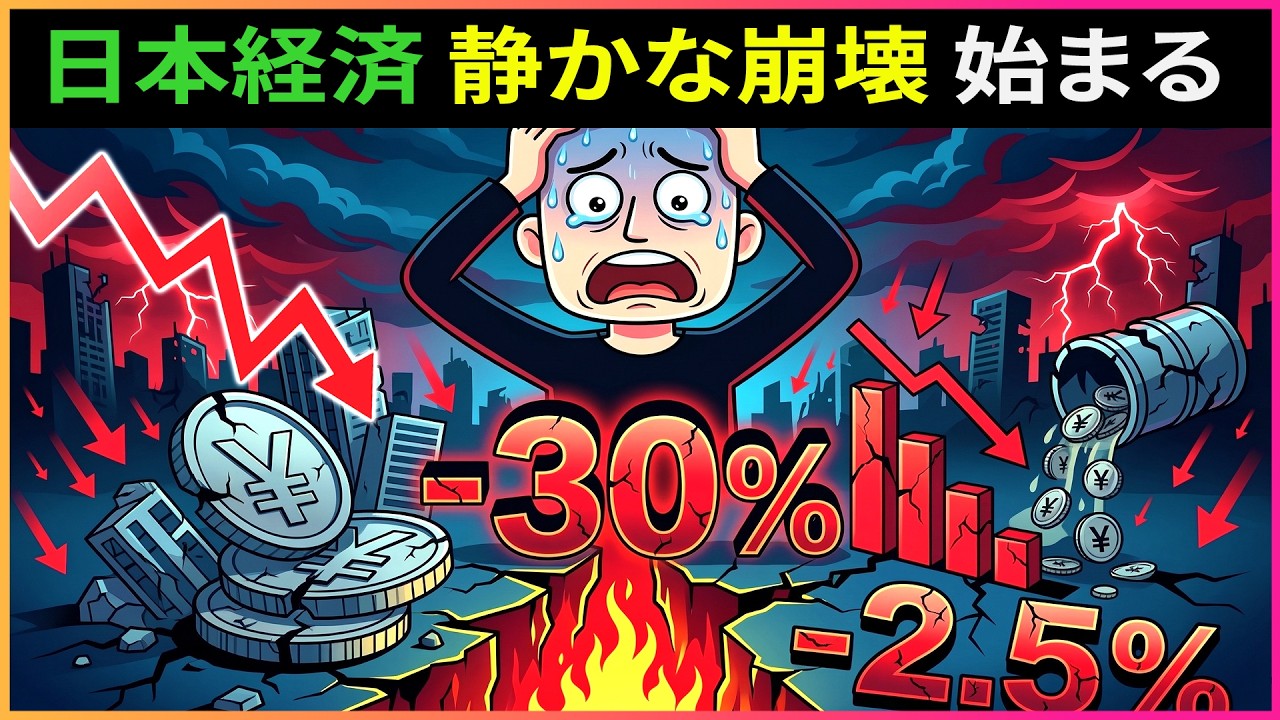 日本経済の見えない崩壊 低金利政策が引き起こす未来の危機とは