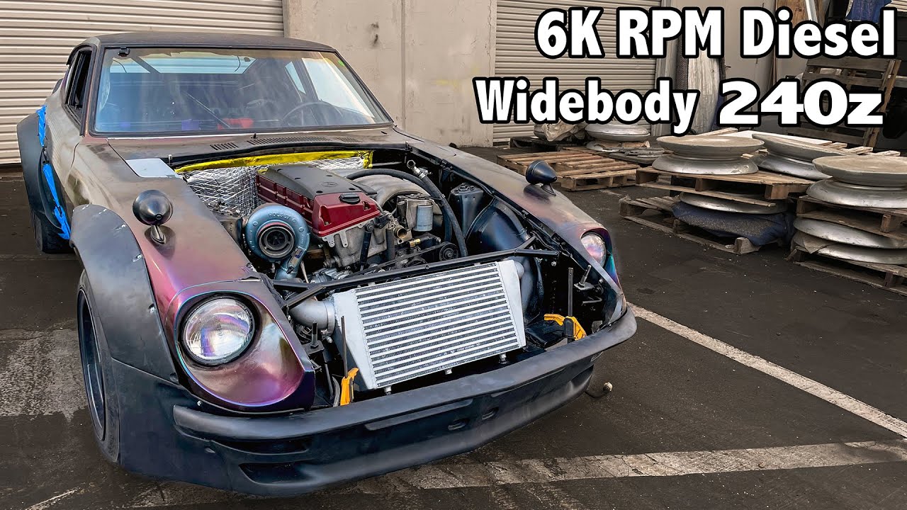 WIDEBODY REVEAL | 600+WHP Turbo DIESEL 240z