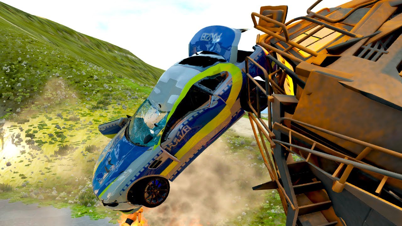Dangerous Objects and Car Crashes #39 [BeamNG.Drive]