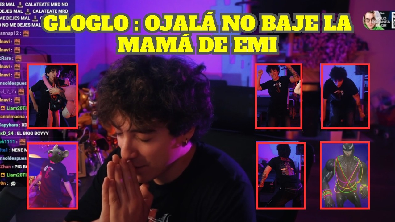 GLOGLO BAILA CON MIEDO PORQUE LA MAMÁ DE EMIKUKIS ESTÁ EN LA CASA