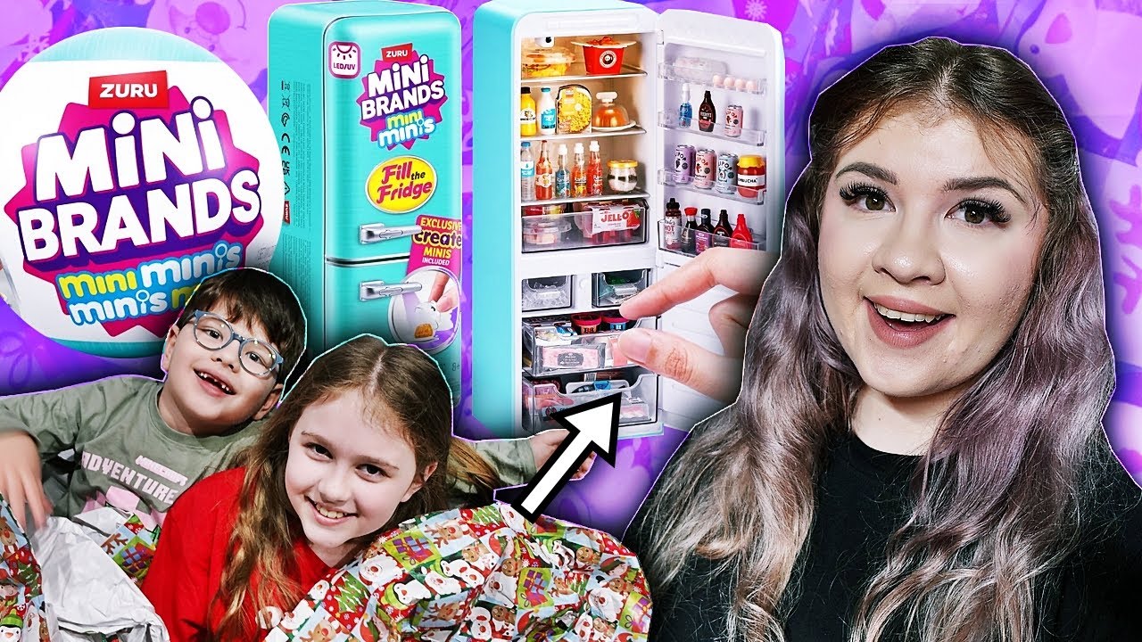 UZUPEŁNIAMY LOD&Oacute;WKĘ Mini Brands | Fill the Fridge 💜