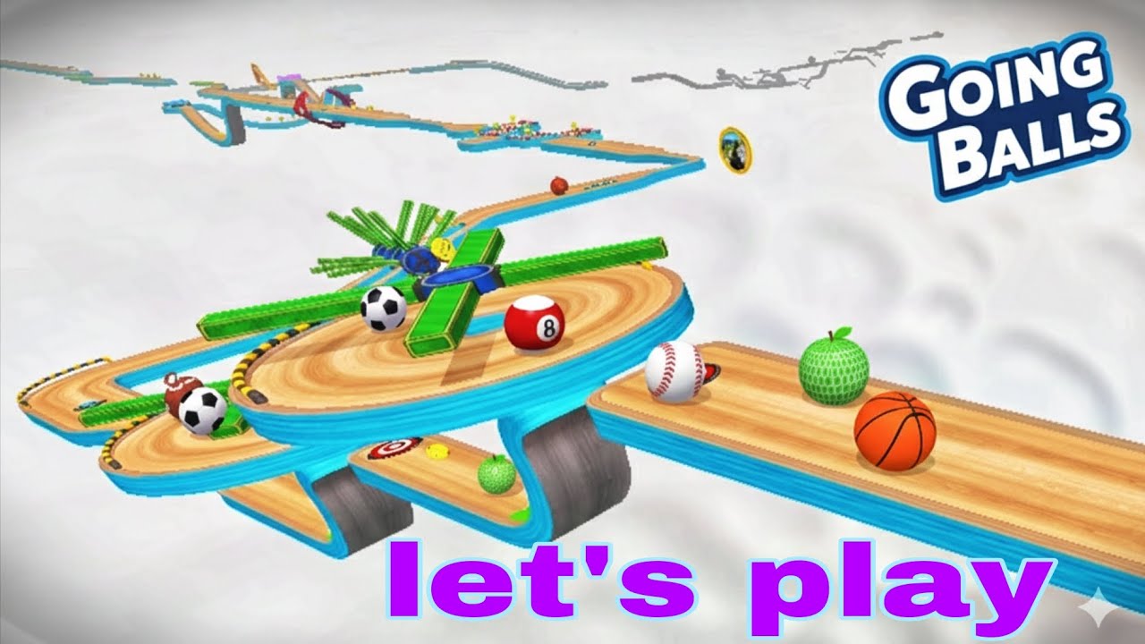 GOING BALLS, PORTAL RUN, NEW HARD LEVELS CHALLENGE SPEEDRUN LOVELY GAME LET'S PLAY ⏯️