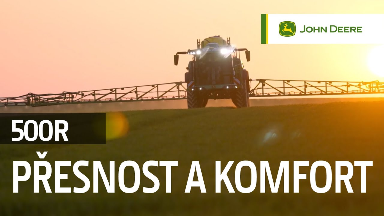 Nový samojízdný postřikovač John Deere 500R