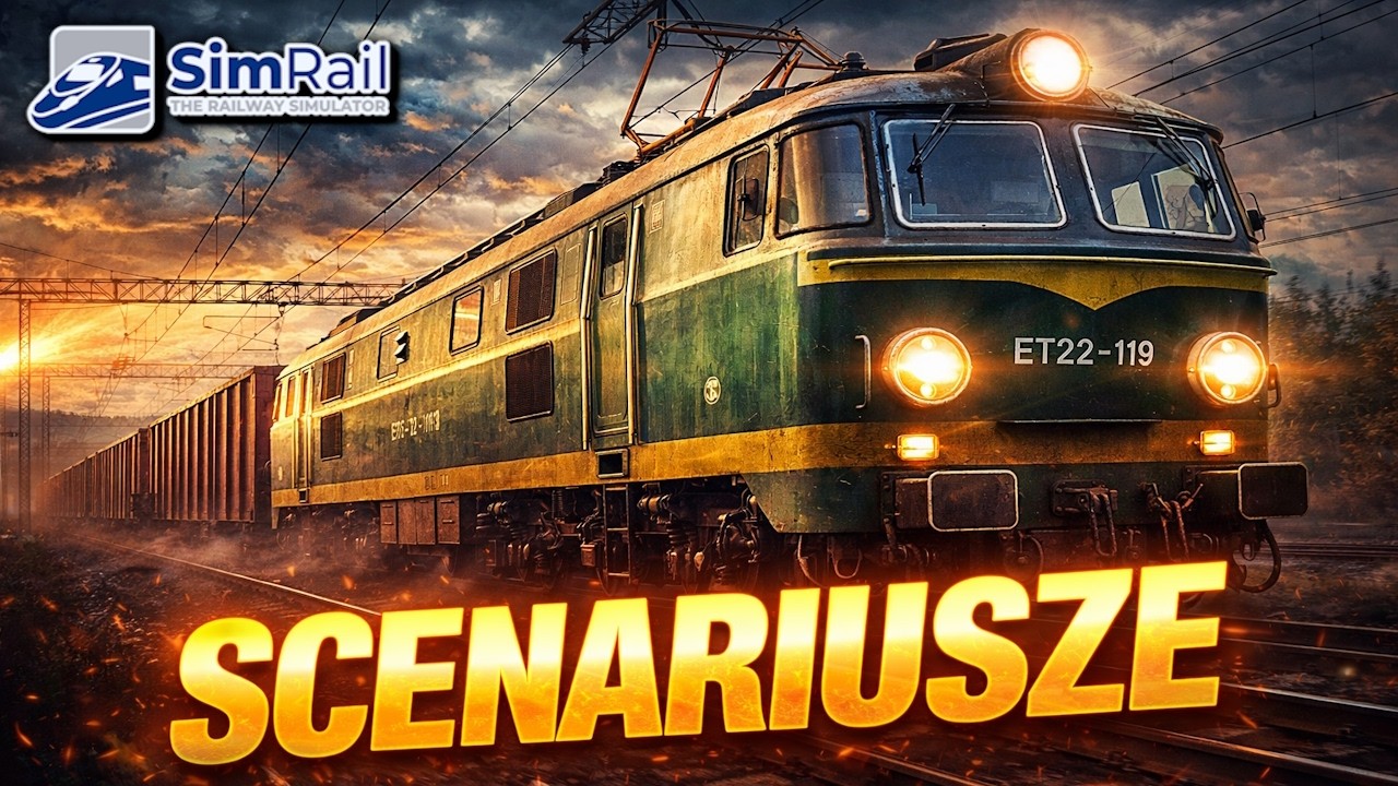 DODATKOWE SCENARIUSZE w SimRail Ł&Oacute;DŹ JUNCTION & WARSAW