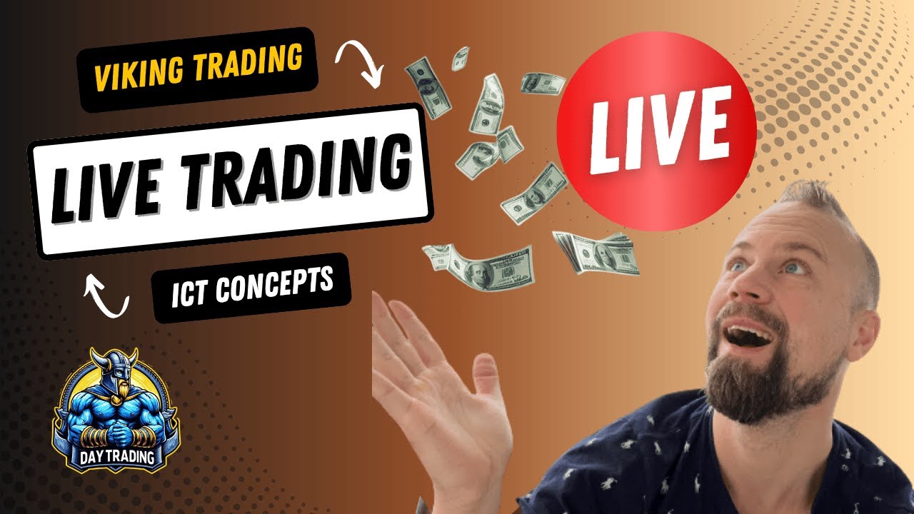 🚨NQ live daytrading with Viking Trading! ICT Concepts (+690 Dollars!)