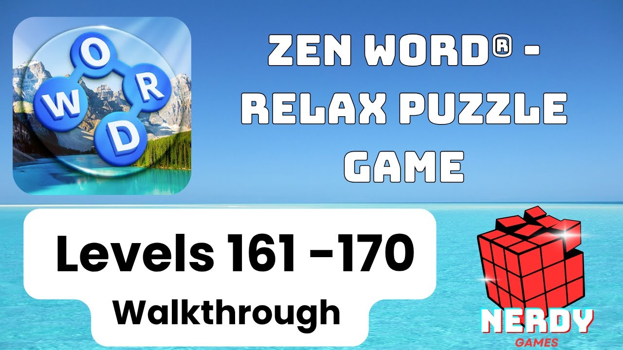 Zen Word Levels 161-170