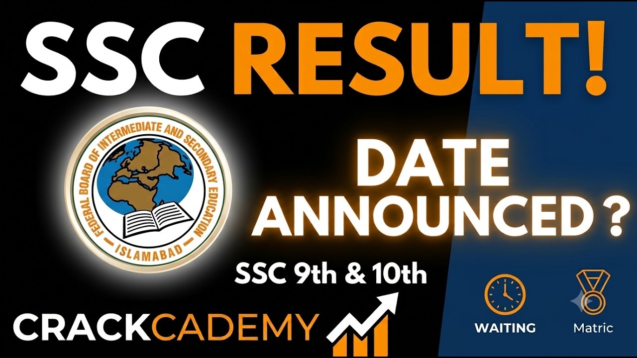 FBISE SSC Result 2026 announcement | Class 9th & 10th