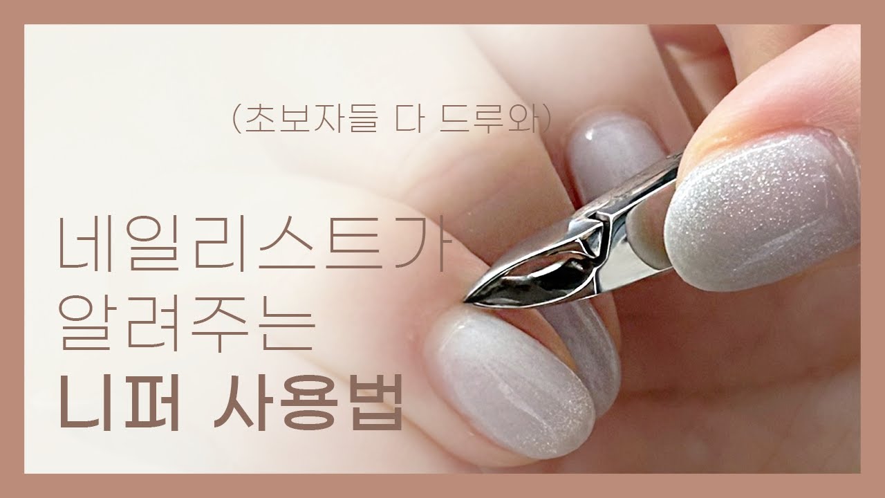 네일리스트가 샅샅이 다 알려주는 니퍼 사용법🎁