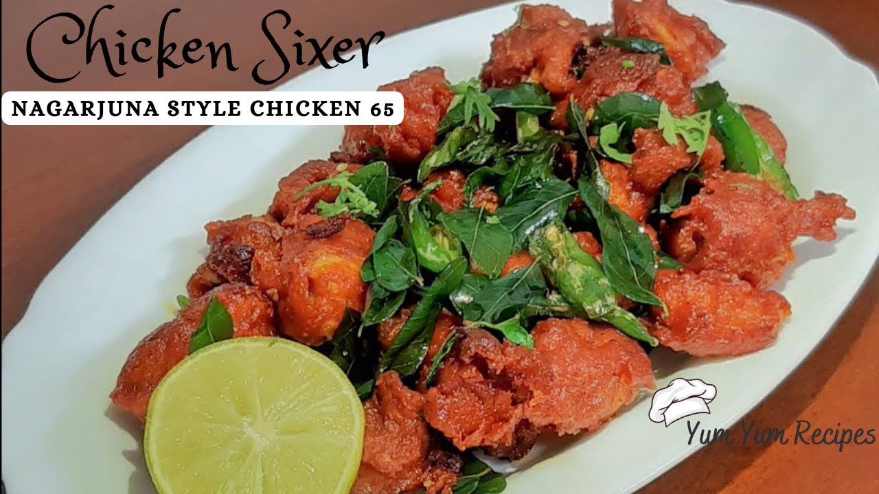 Crispy Chicken Sixer (A Twist on Chicken 65) - Inspired by Nagarjuna Restaurant, Bengaluru.