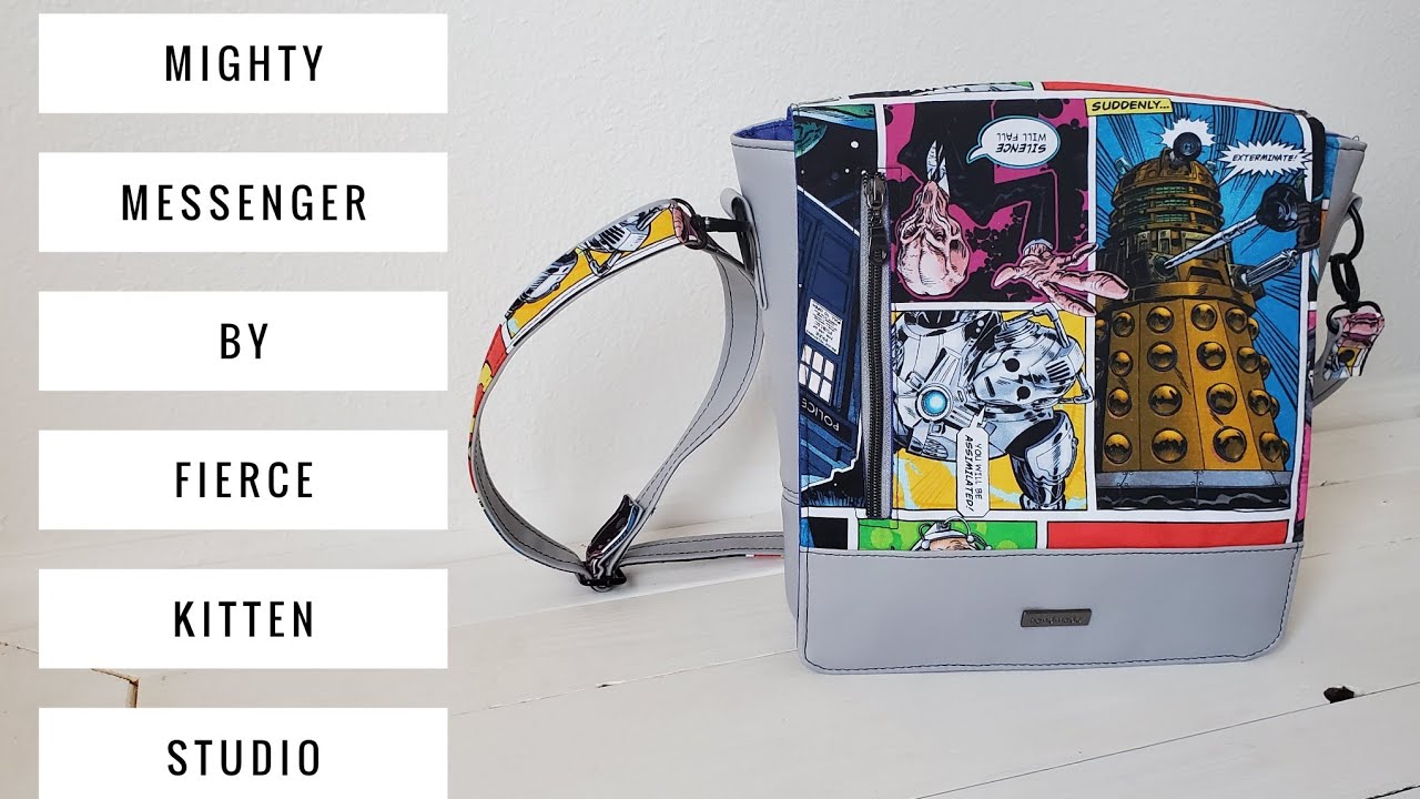 Making the Mighty Messenger Bag by Fierce Kitten Studio