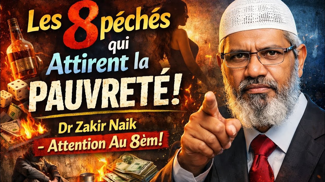 Les 8 péchés qui Attirent la PAUVRETÉ | Dr Zakir Naik - Attention Au 8èm!