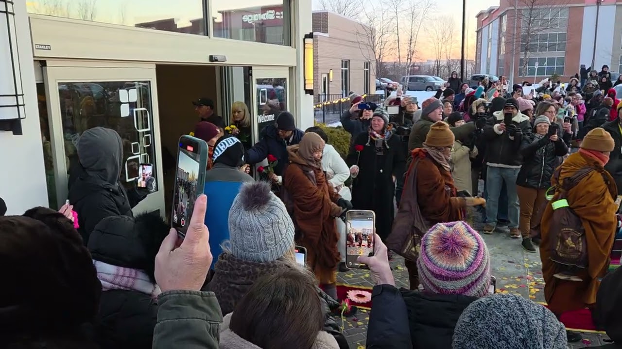 Jan 8, 2026: Morning Chanting (Depart) - Walk For Peace in the Universe by Buddhist Monks - Virginia