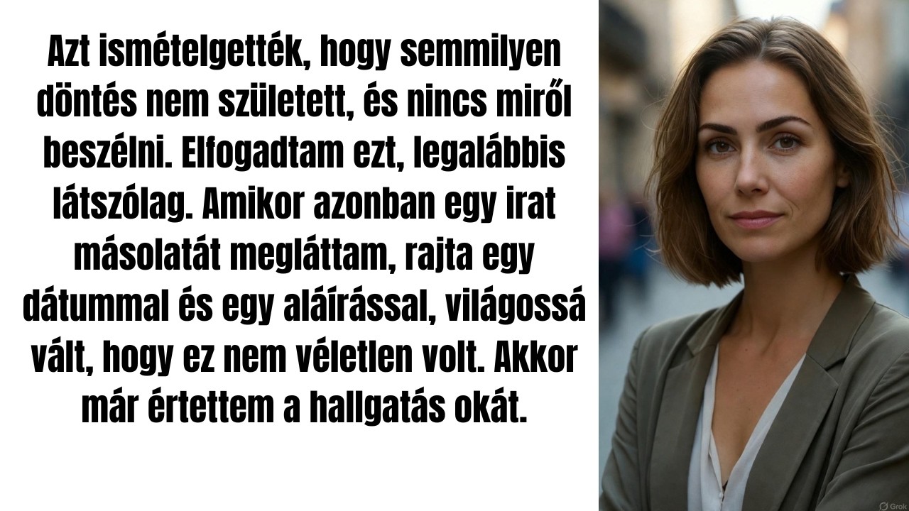 A család szerint nem volt mit aláírni — a dátum mást mutatott