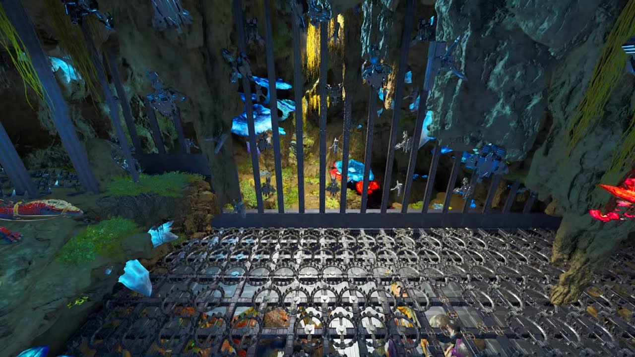 CARNO CAVE & ICE CAVE BASETOUR | Ark Ascended SmallTribes Crossplay PvP Official