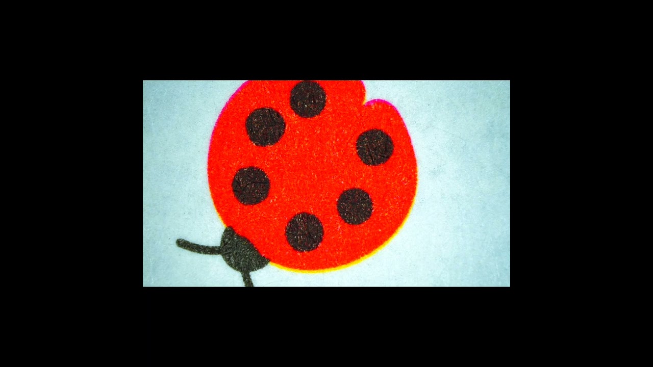 Midori Ladybug Origami Paper Microscopic Zoom! #shorts