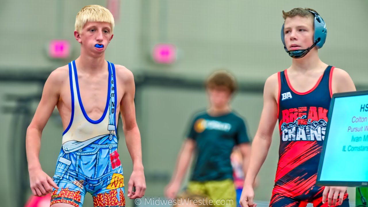 113 – Quenton Riley {G} of IL CornStars Silver vs. Jared Johnston {R} of Pursuit Wrestling OH