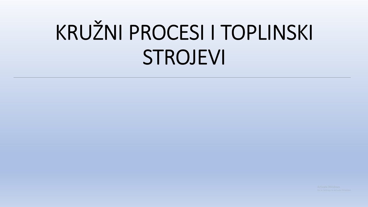 SHVATITE FIZIKU U TRENU! - Fizika 2 - Kružni procesi i toplinski strojevi