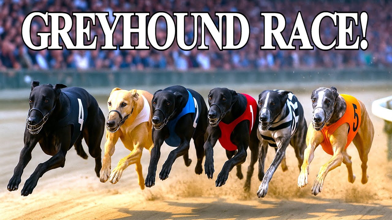 Greyhound Racing – Insane Speed! Who Will Win This Race?