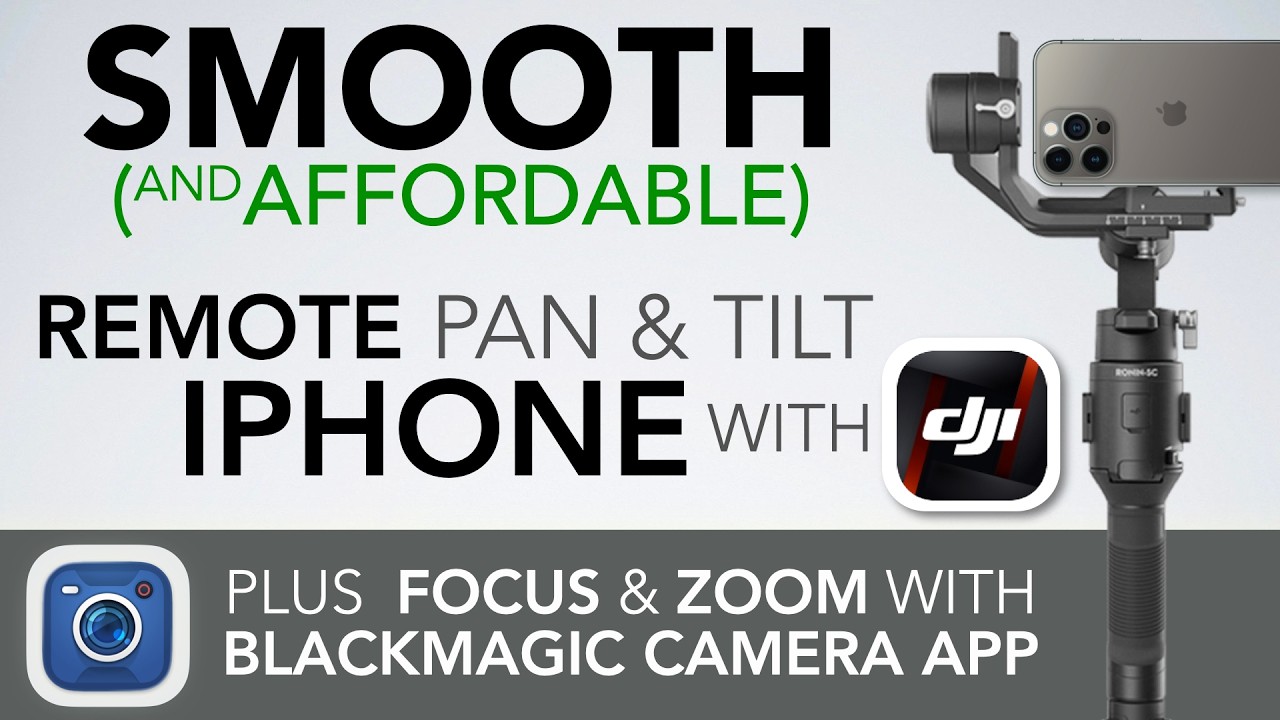 Remote iPhone Pan & Tilt - with One of These Gimbals (plus App)