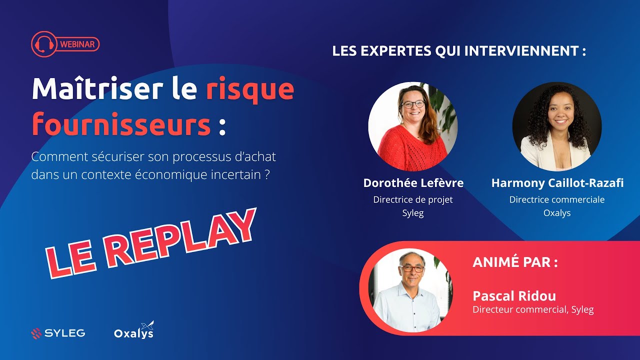 REPLAY WEBINAR : 