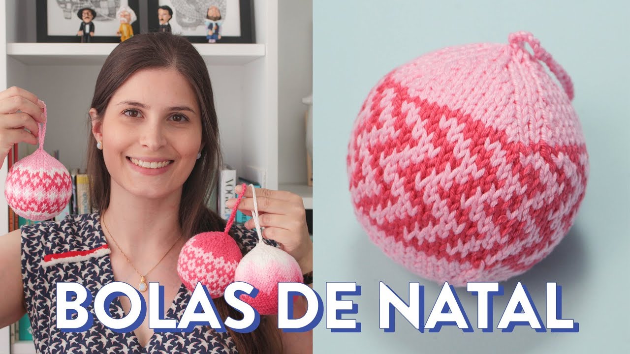 Como tricotar BOLAS DE NATAL em JACQUARD | Julekuler | PAP DE TRICÔ #6