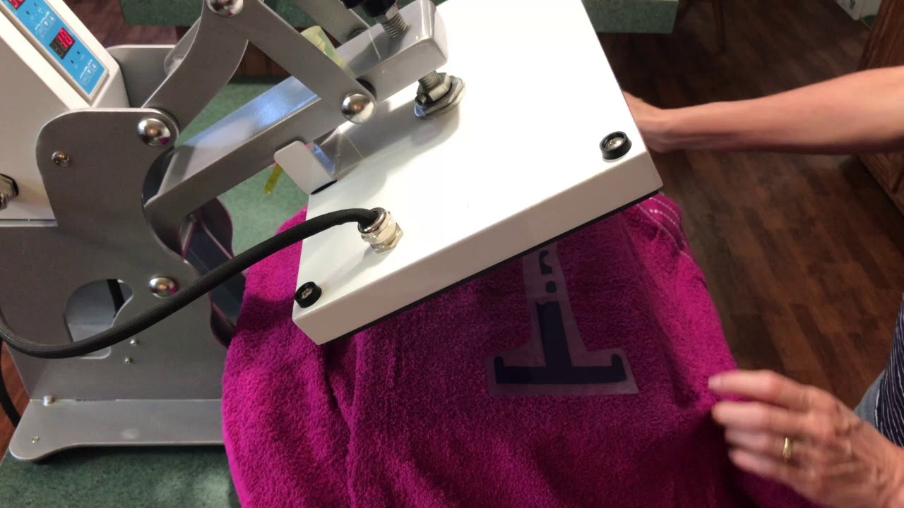 How to Apply Flocked HTV to a Beach Towel