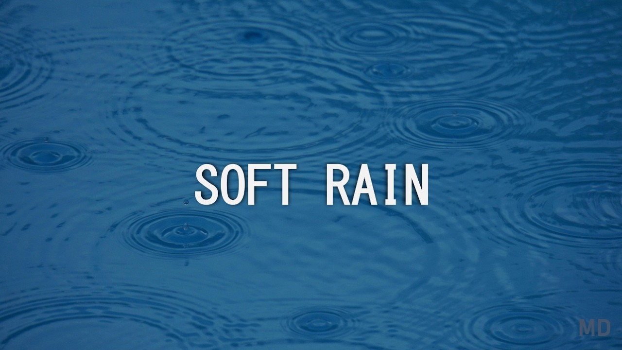 Black Screen Soft Rain for Relaxation – 8 Hours | Anxiety Relief