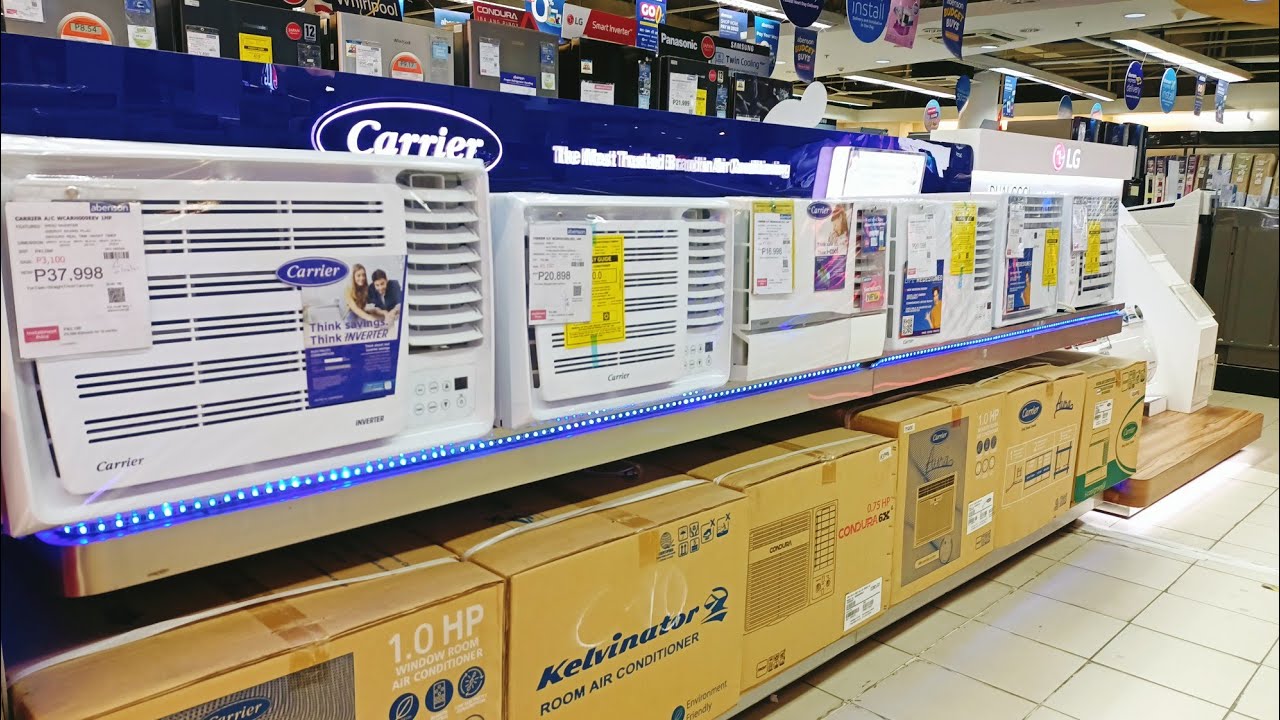 Magkano Price ng Window Type Aircon From .5hp to 1.5hp | Basic & inverter Aircon Price Guide