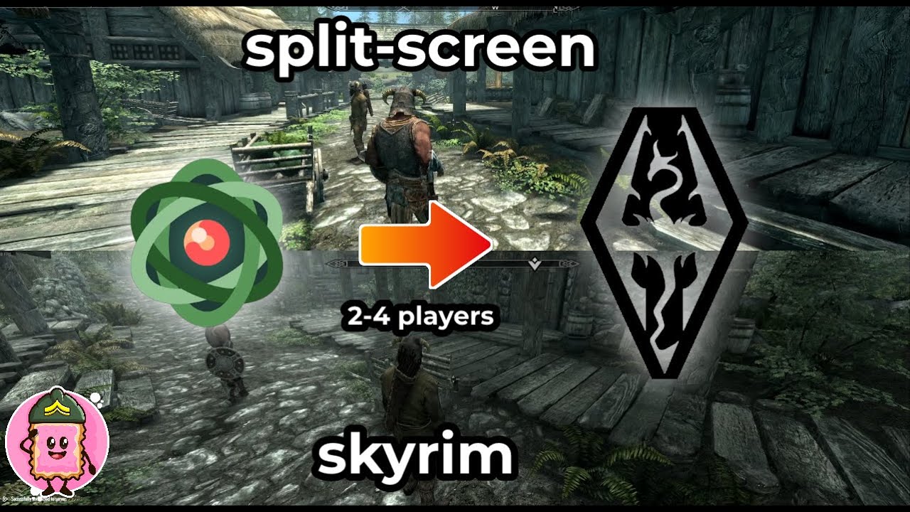 How to Play Skyrim Split-Screen  | Local Multiplayer on Skyrim | Nucleus Co-op Tutorial
