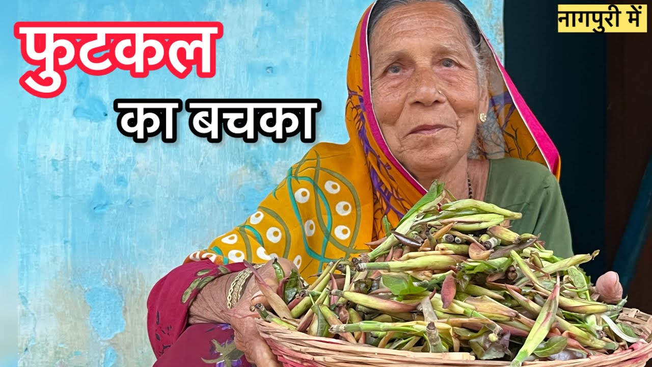 85 साल की दादी ने बनाया फुटकल साग का बचका ।।#futkal #फुटकल साग 