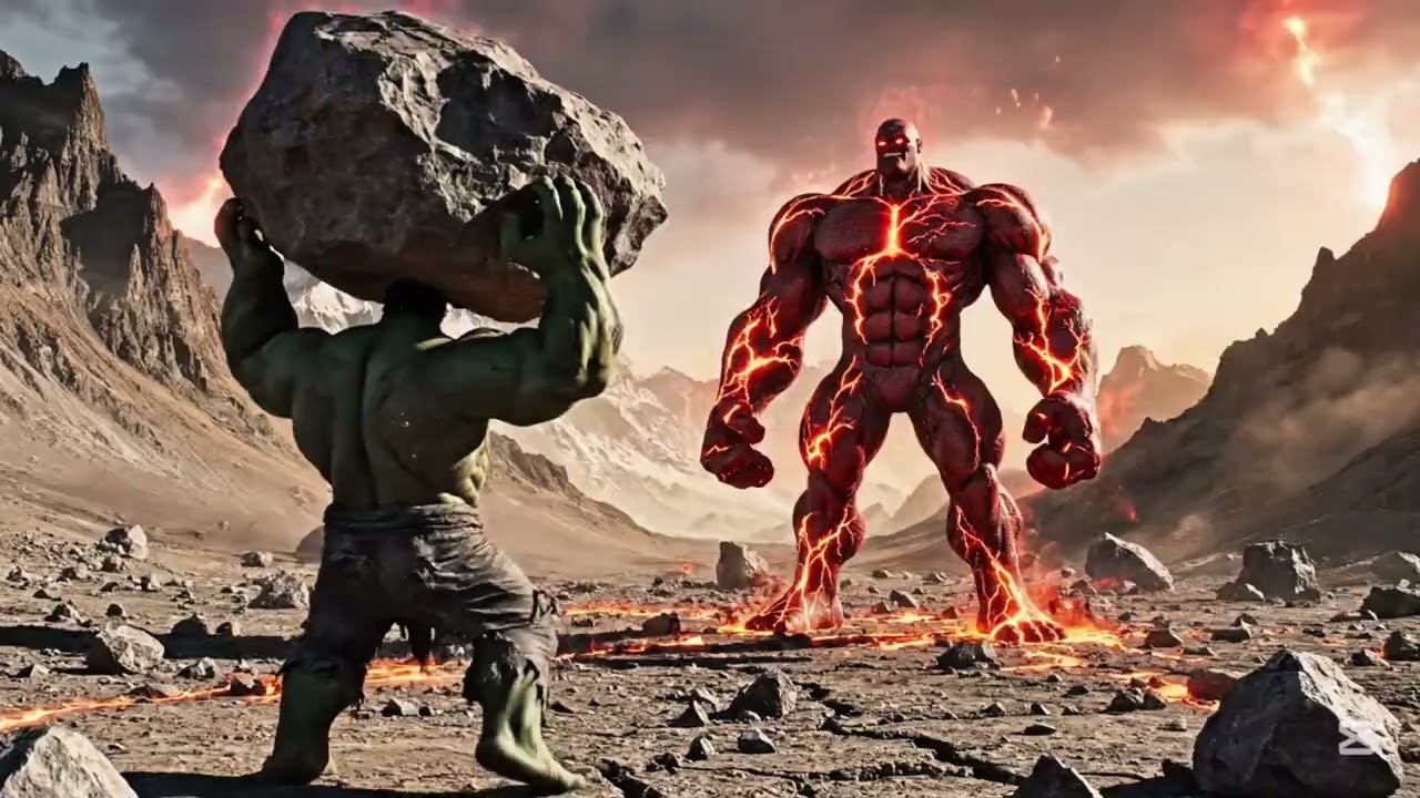 HULK vs RED MONSTER 🔴💥 Full Epic Battle Movie | AI CGI