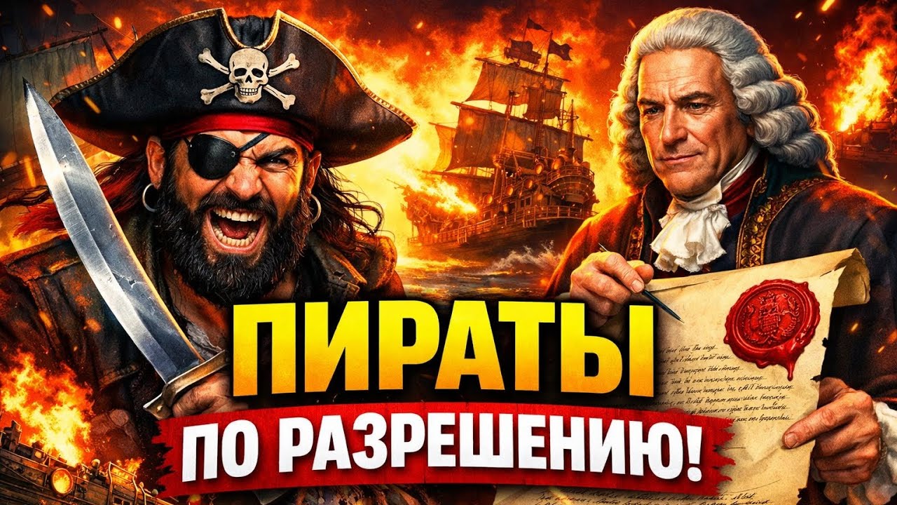 🏴‍☠️ Пираты как политика: лицензия на ГРАБЁЖ