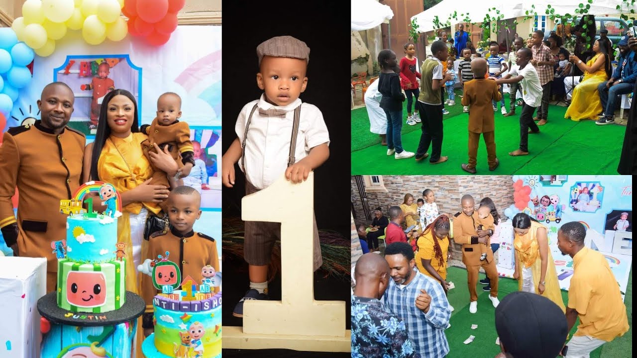My son Justin 1year birthday celebration with friends and family.