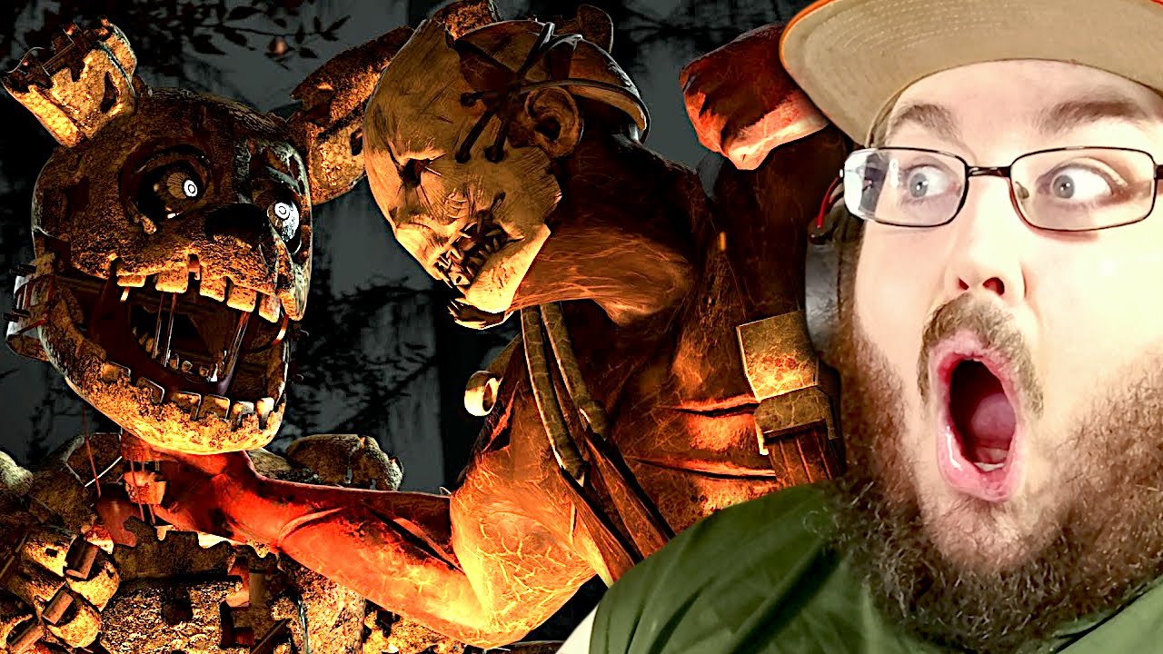 Спрингтрап против Траппера (FNaF против DBD) РЕАКЦИЯ!!!