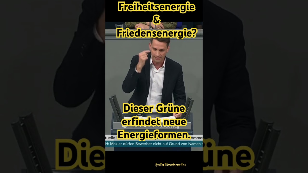Have the Greens finally gone mad? Audretsch is inventing new energy.