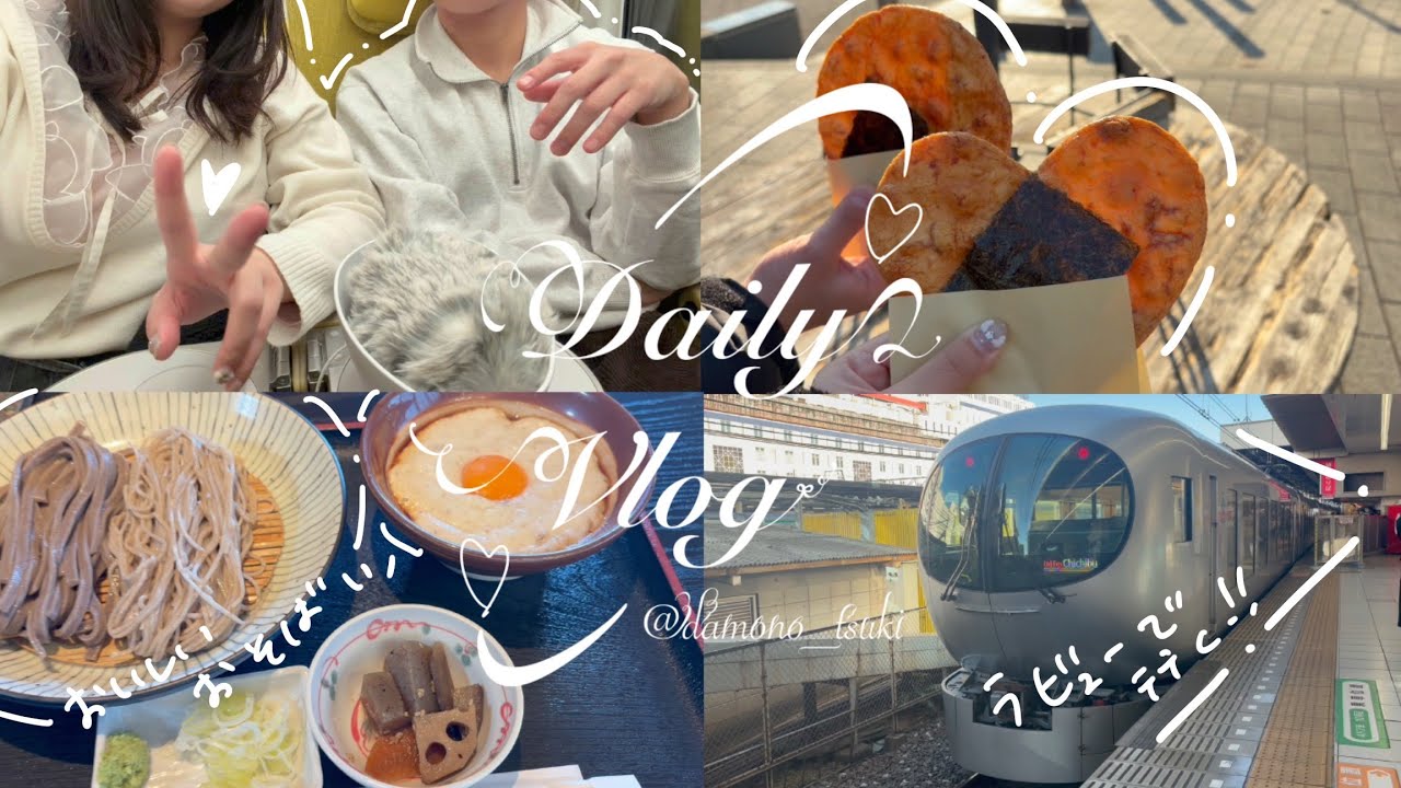 Vlog｜特急ラビューで行く🚶秩父小旅行を楽しむ社会人の日常🤍モデルコースに是非✨