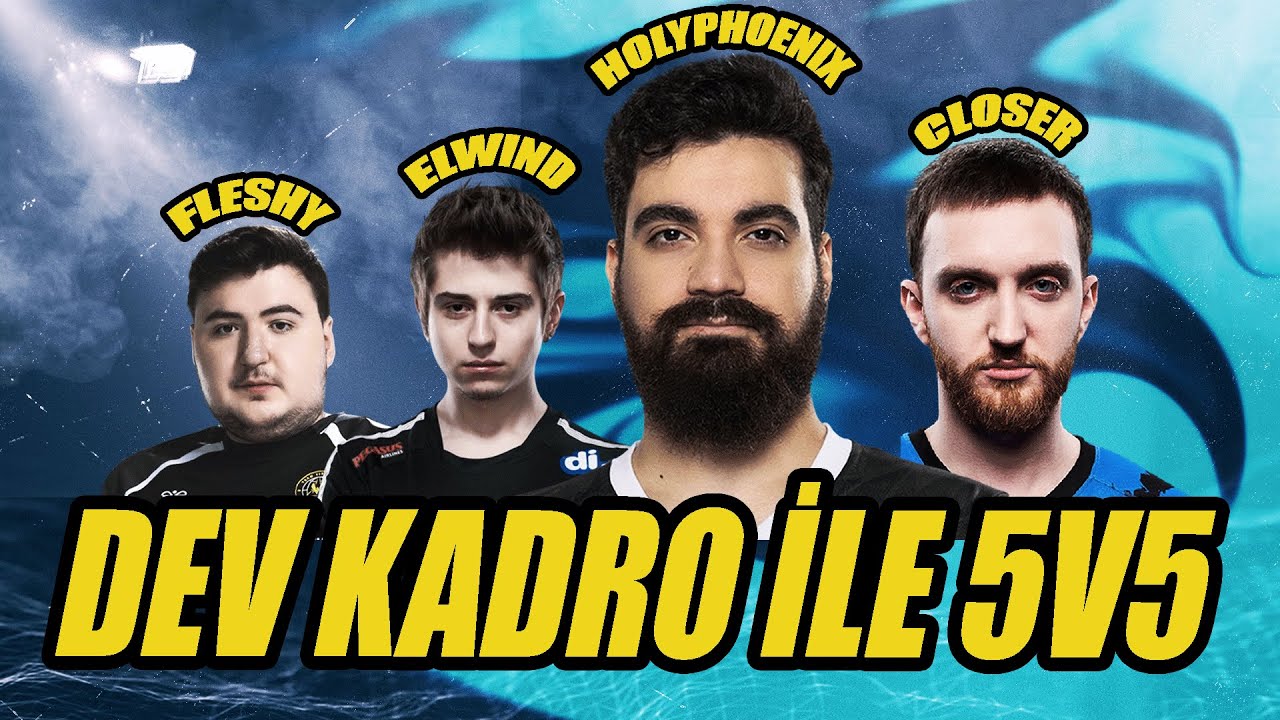 THIS SQUAD IS SO STRONG! (5v5 with the team) | HolyPhoenix @Closerr Elwind Fleshy