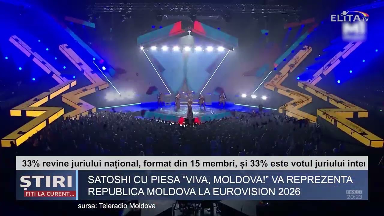 Satoshi cu piesa ”Viva, Moldova!” ne va reprezenta la Eurovision - 2026.