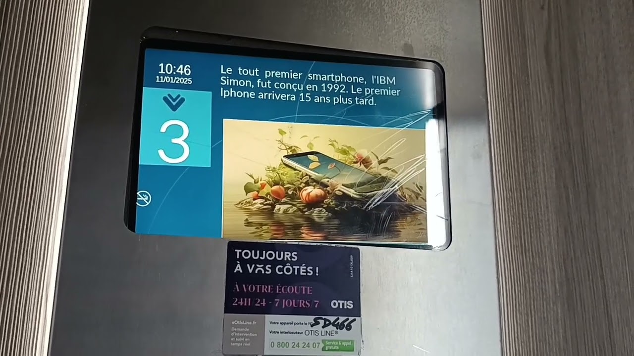magnifique ascenseur Otis LVA de 2019 ( Béziers France)