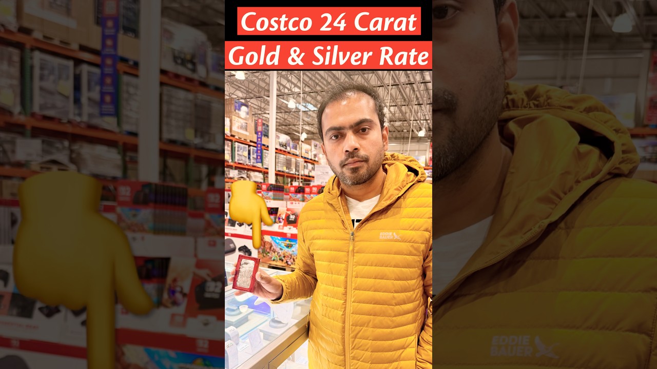 🇺🇸Costco Gold & Silver Rate Today | All Time high visit Costco Store #costco #shorts #news #gold