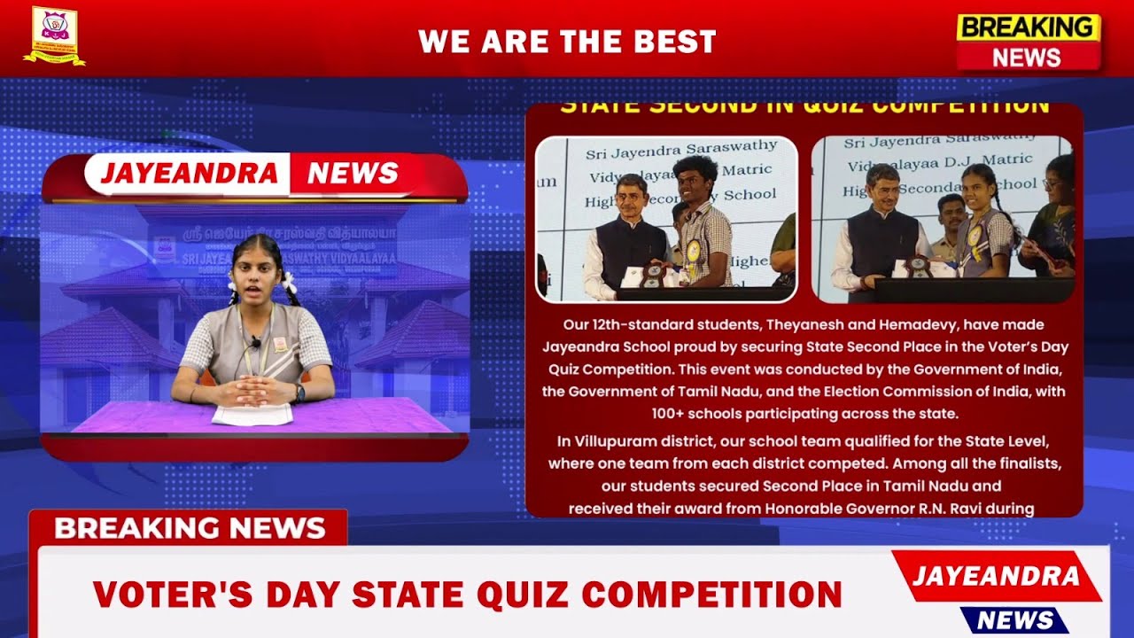 JAYEANDRA NEWS 2024-2025 | JAYEANDRA SCHOOL | BEST SCHOOL IN VILLUPURAM