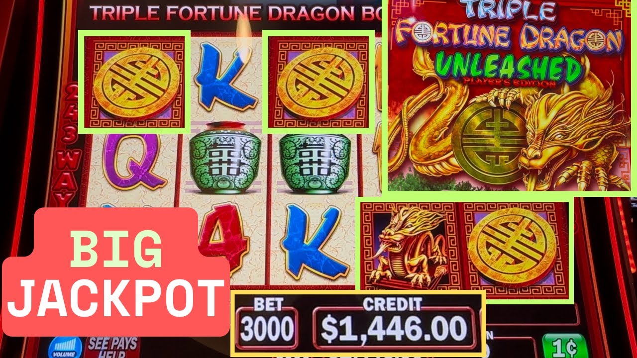 Max Bet Big HANDPAY Triple Fortune Dragon UNLEASHED Player’s Edition