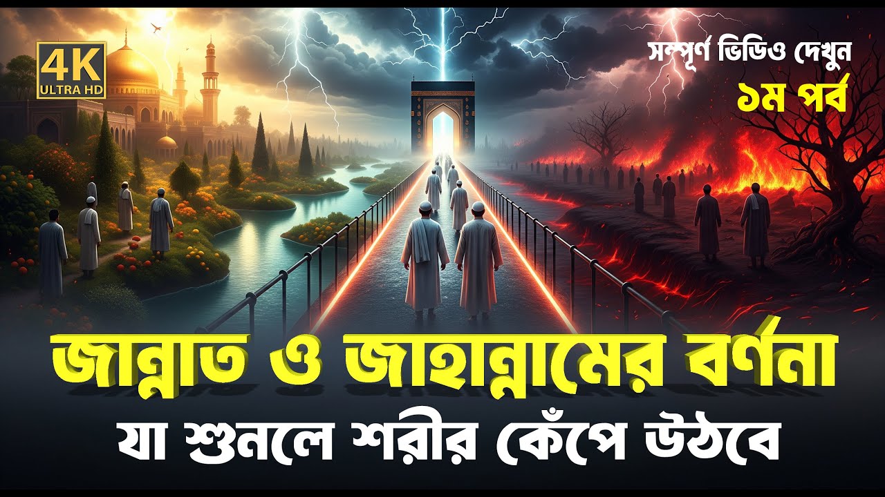 মৃত্যুর পর কী হয় | পরকালের জীবন। জান্নাত ও জাহান্নামের বর্ণনা। Daily Amol Tv
