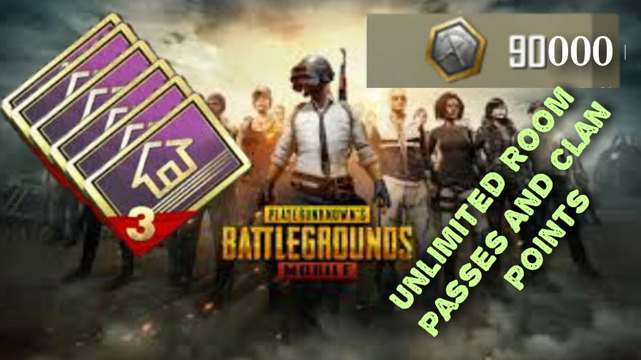 Pubg Mobile ||How to get unlimited custom room passes/clan point|| Free