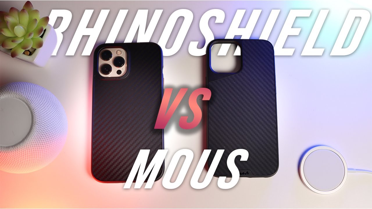 RhinoShield SolidSuit + Impact 3D Screen Protector vs Mous case for iPhone 12 Pro Max