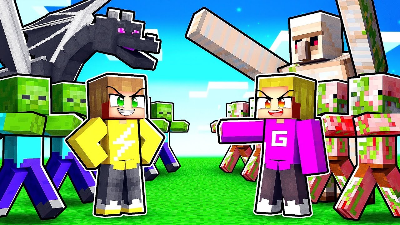 Mob Battle Tegen Giel (Minecraft)