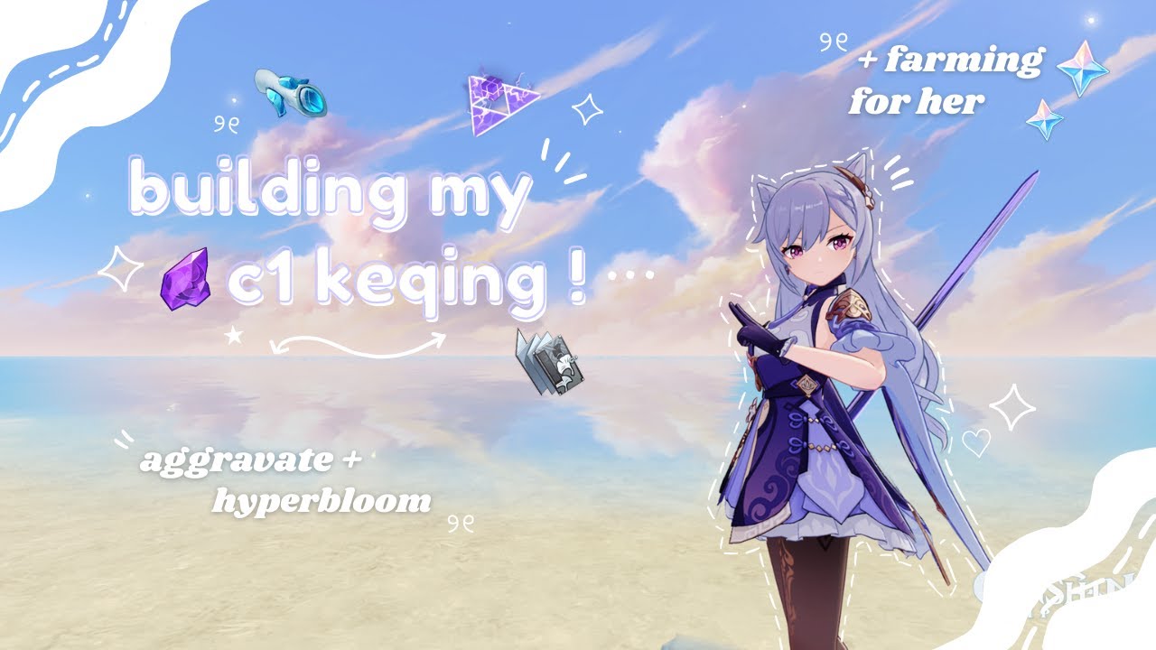 здание c1 keqing ⋆ ˚｡⋆୨୧˚ 🍇 фермерство + повышение уровня *:･ﾟ✧*:･ﾟ уютный геймплей genshin ☁️