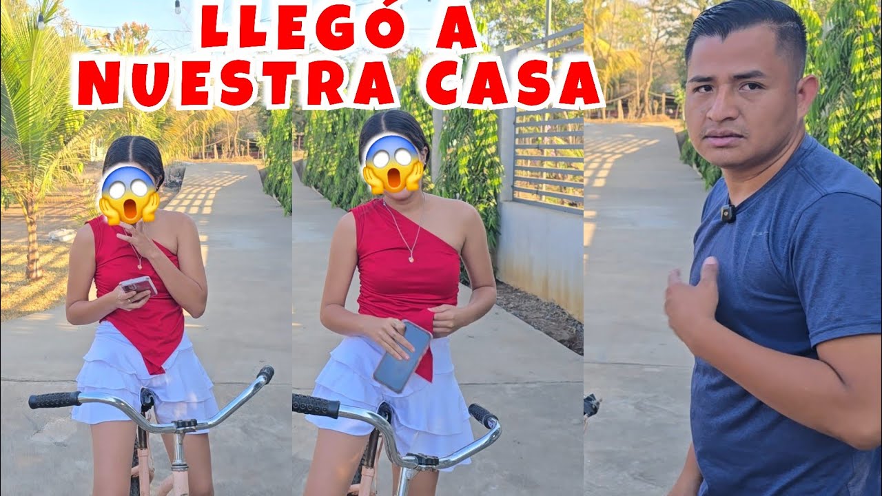 Una señorita llegó a nuestra CASA😱así me tocó que recibirla, VEAN A QUÉ LLEGÓ?