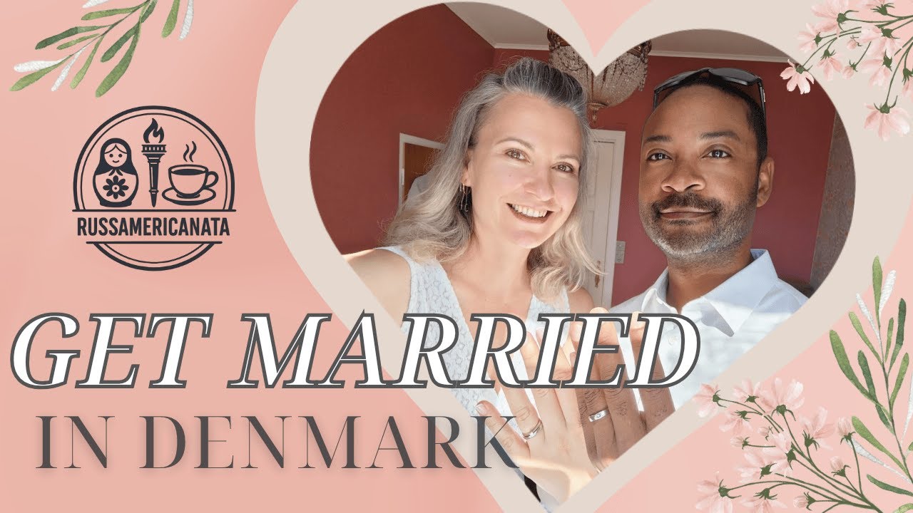 Why did a Russian-American couple living in Italy get married in Denmark?